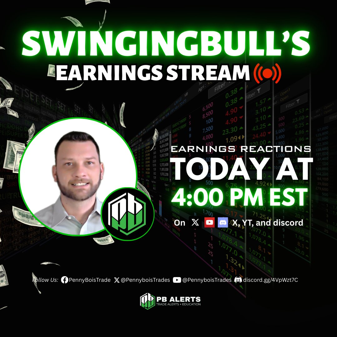 🔴 Live Earnings Stream

$AMZN &amp; $MSTR Earnings Reactions
Real-time market breakdown as price reacts to the numbers.

🕓 Today at 4:00 PM EST
📺 Watch live on YouTube and X

Join the stream and follow along as the market digests earnings.