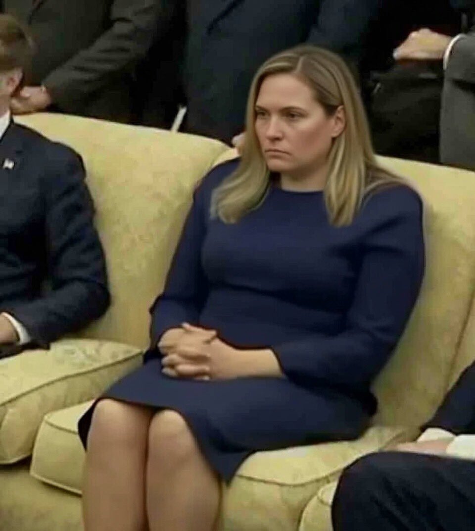 Marco Rubio when he’s the fill in press secretary for Karoline Leavitt when she goes on maternity leave. h/t <a href="/VinceCoglianese/">Vince Coglianese</a>