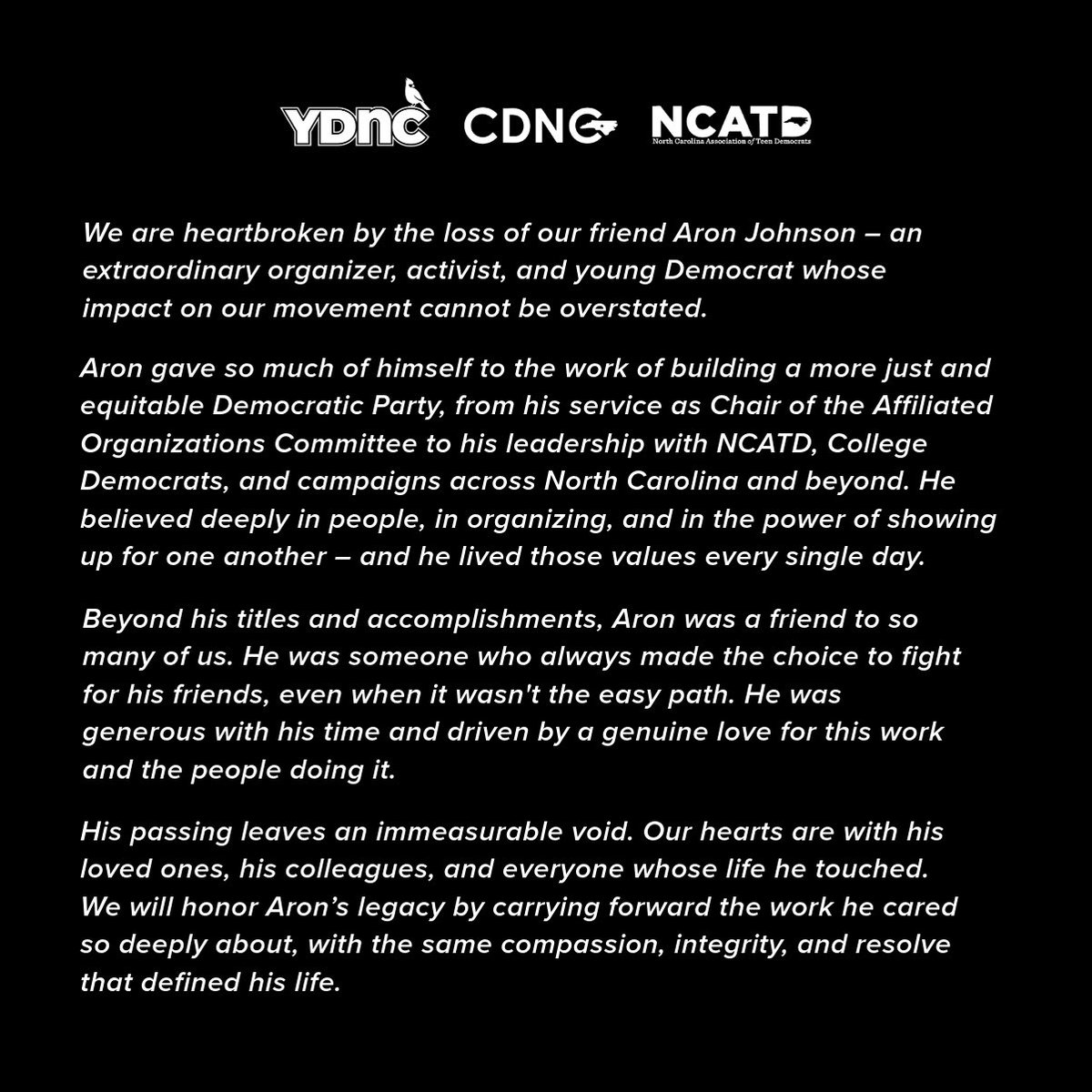 Young Democrats of NC tweet media