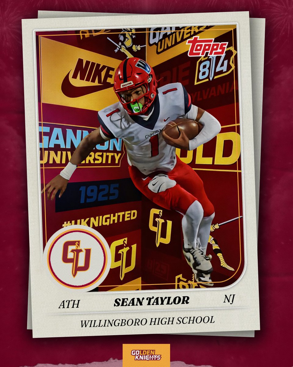 FootballGannon's tweet photo. Join us in welcoming Sean to Knight Nation!

Sean Taylor
6’0” | 175lbs | ATH
Willingboro, NJ - Willingboro
#UKnighted |⚔️ https://t.co/zkVyu0SHHX