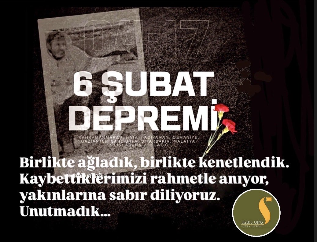 Unutmadık, unutmayacağız….
Kaybettiklerimizi rahmetle anıyor, yakınlarına sabır diliyoruz. #6subat2023 #deprem