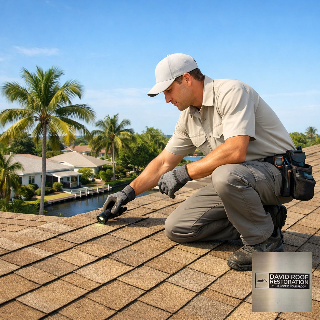 February is the ‘Goldilocks’ month for roof restoration in South FL! ☀️ No rain &amp; not too hot. Perfect for a Soft Wash or Roof Maxx (6-year warranty!) before hurricane season. 🏠✨

Free inspection: davidroofrestoration.com #HomeMaintenance #PembrokePines