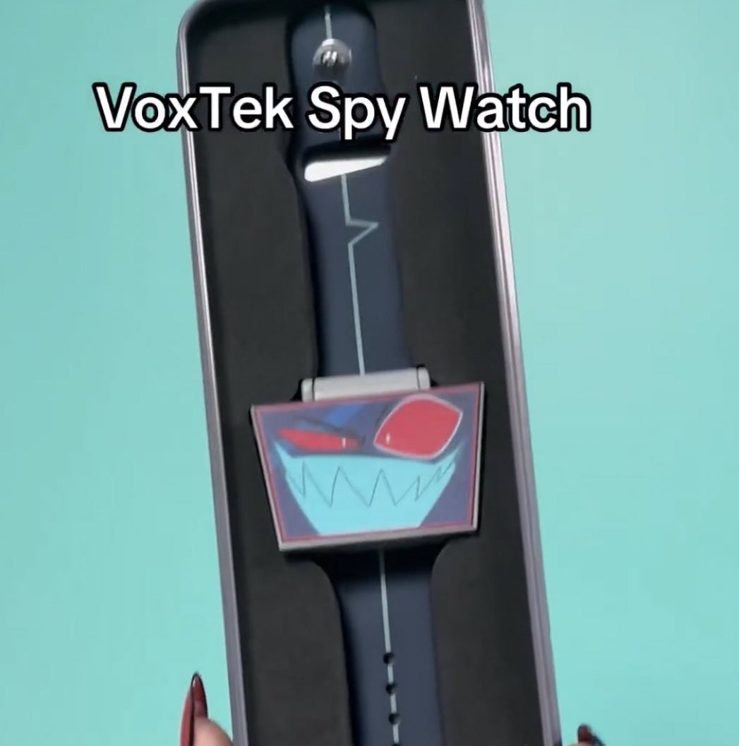 The regal minimal yet expensive looking Alastor watch vs the chad hazbin hotel themed happy meal toy