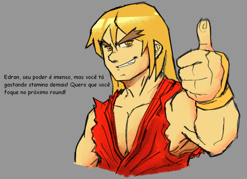 ken masters (using the SF Alpha design)