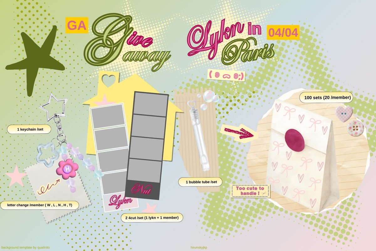 hirunskyjkp's tweet photo. Giveaway for #LYKNconcertinParis

pls rt &amp; fav 🍦

• 100 set (20 /member) 

1 set : 1 keychain, 2 4cuts, 1 bubble tube

📍: Arena Grand Paris
🗓️: 04 april 

#LYKNinParis #LYKNEuropeTour https://t.co/ERrBk1DfaO