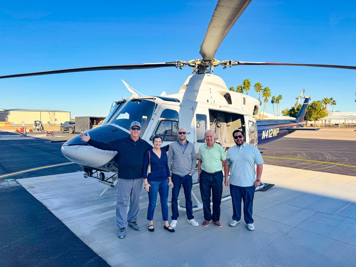 GPEC's tweet photo. As @WMPhoenixOpen week continues, site selectors took to the skies to see firsthand the infrastructure & strategic planning that positions #GreaterPHX for continued growth. Thank you, @SRPconnect for the insightful tour! #SiteSelection #GreaterPHX #WMPO2026 #AZWater https://t.co/rwfeyOau5c