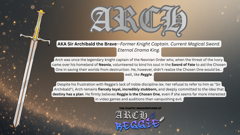 breanimator's tweet photo. But we're not the only ones. Be on the look out for  Reggie. 20-something Black actress in LA,as she battles an otherworldly evil with the help of Sir Archibald the Brave, a knight templar whose soul was placed in a magic sword
Support @ChaoticFableEnt  currently in development https://t.co/CwB2RWR2Qv
