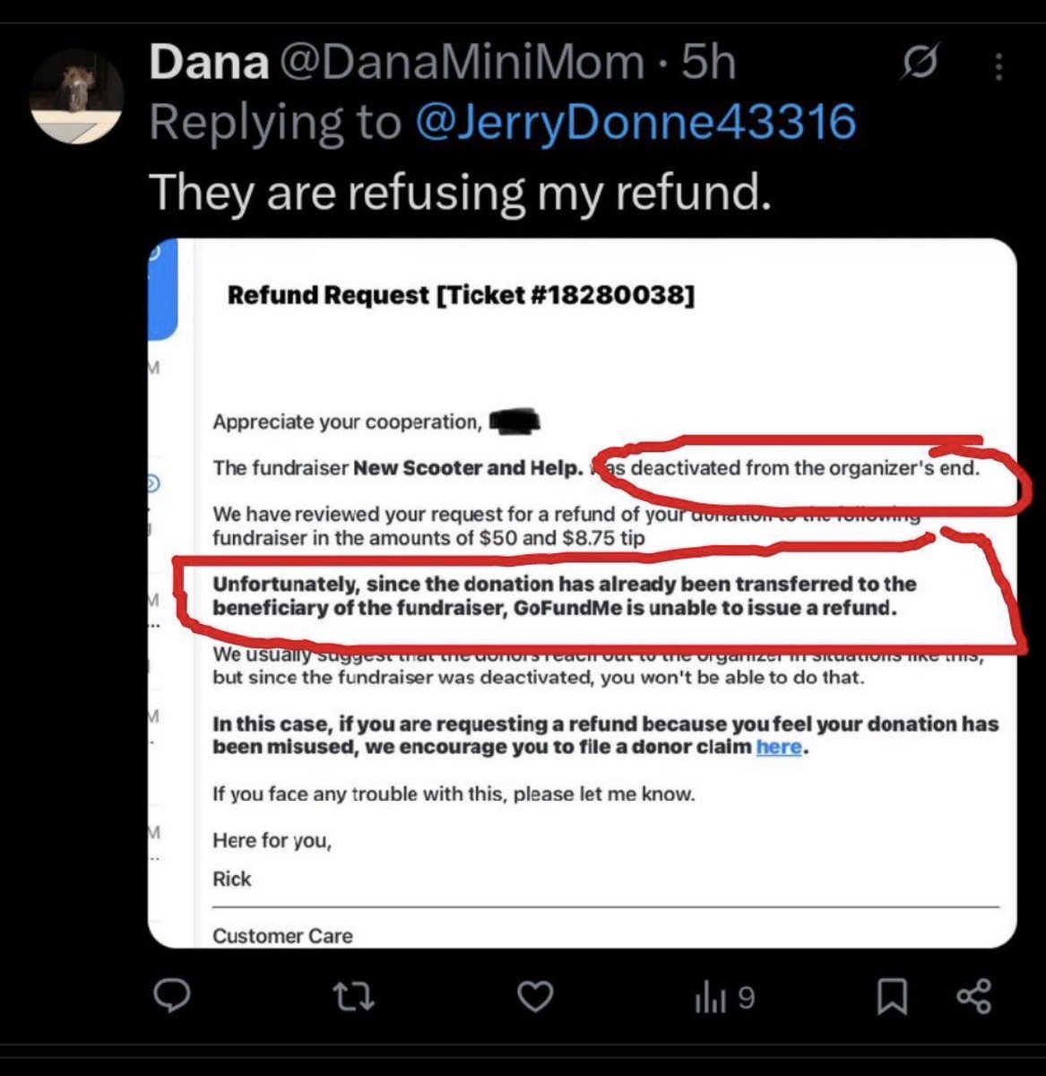 Jerry scammed you all and you’re still after Mike?