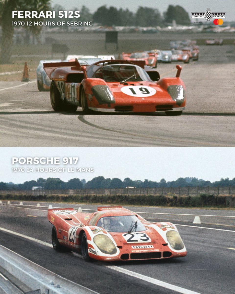 fosgoodwood's tweet image. The 1970 24 Hours of #LeMans was a turning point for #Porsche in endurance racing. The German marque had taken its first win at the Circuit de la Sarthe and #Ferrari was left shell-shocked with its less than optimal performance of its #Ferrari 512 Ss. Thus began a legendary