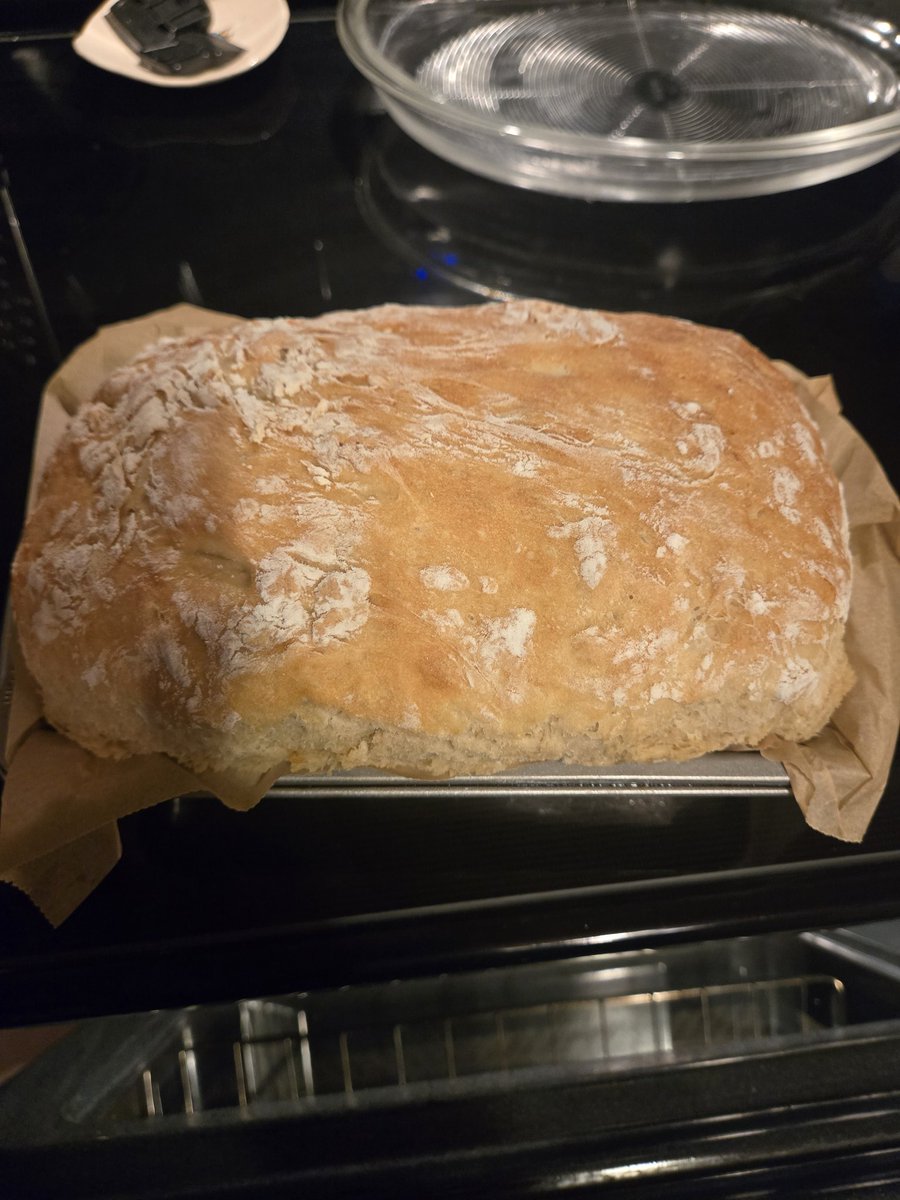 Baked some bread for the first time! Fresh out of the oven :3