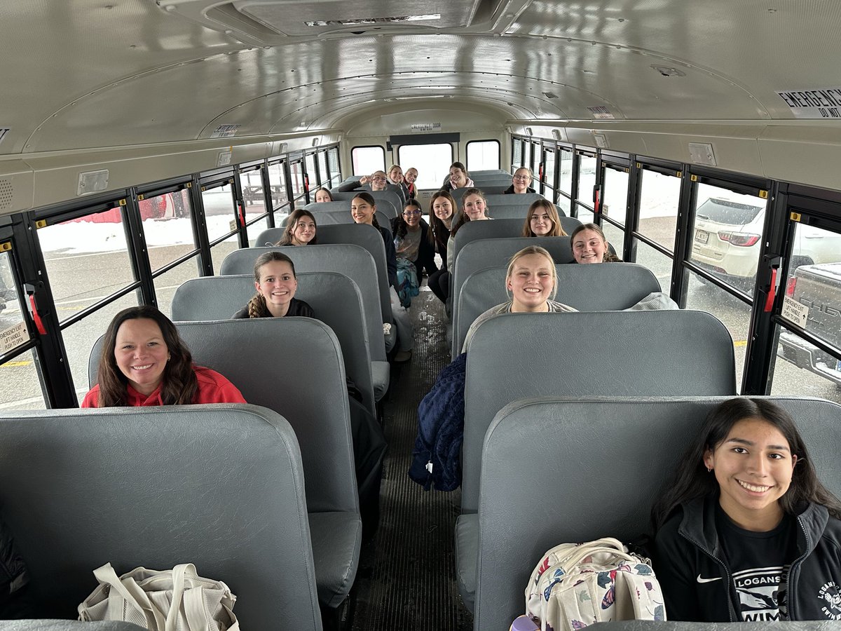 We are on the way to the Warsaw Sectionals. Good luck to these hard working Ladies!!!!