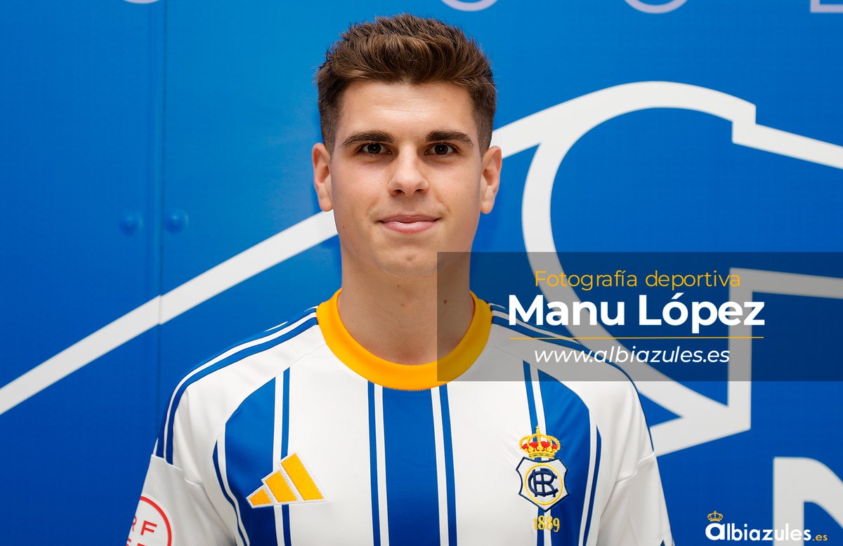 Albiazules's tweet photo. 🆕 NOTICIA | Miki Juanola llega con ganas de reivindicarse: "Vengo a disputarle el puesto a Néstor". #Recre #Recreativo #SomosAlbiazules 

☑️ El lateral formado en La Masía afronta el reto del Decano con hambre y responsabilidad.

🔗 https://t.co/5G14NtOHnc https://t.co/6Qcg3vzE6X
