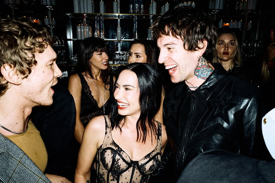 Connor Storrie and Demi Lovato at the Saint Laurent x W Magazine post Grammy party last week. ❤️

Myles Hendrick | Instagram.