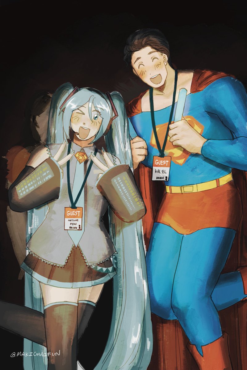 MakiChaifun's tweet image. Biggest fan #superman #HatsuneMiku