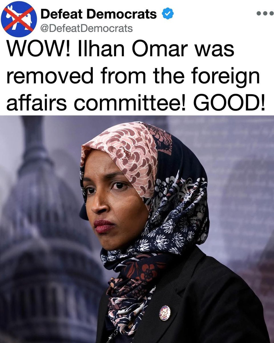 MustangMan_TX's tweet image. She should be removed from Congress and deported!