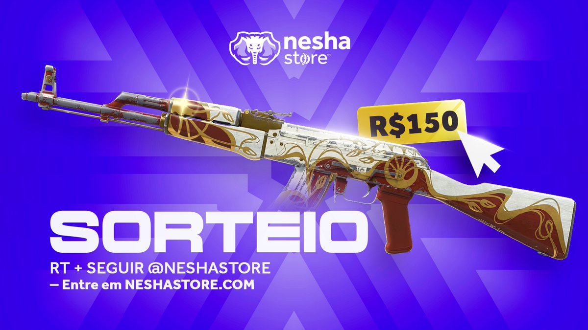 Neshastore's tweet image. SORTEIO DE SKIN: AK-47 | Nouveau Rouge (WW)

1️⃣ Siga @neshastore
2️⃣ RT + Comentário marcando algum amigo nesse post

Resultado dia 13/02! 
Boa sorte 🍀
