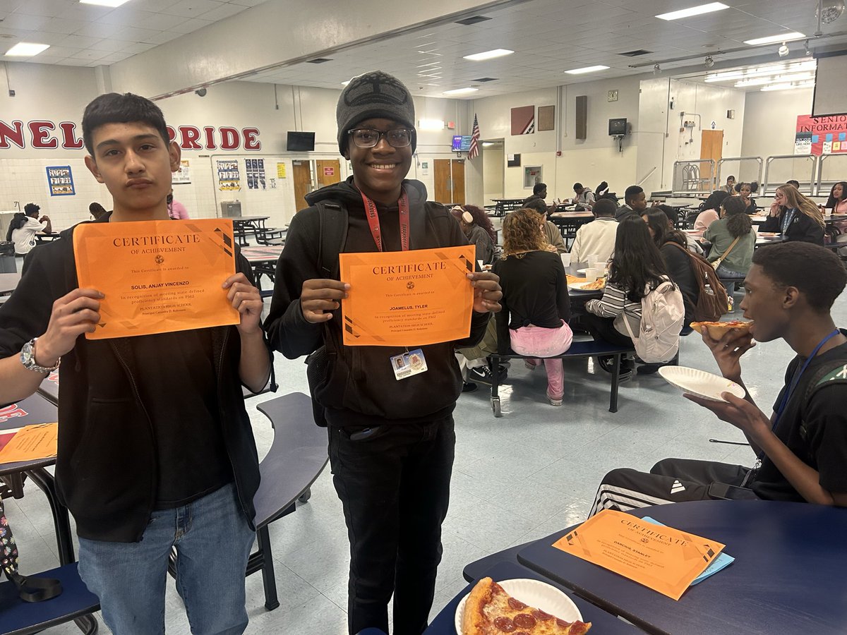 Plantation High tweet media