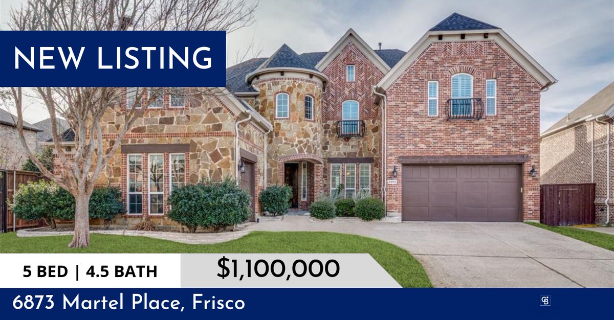 KarenSharp3's tweet photo. 📍 New Listing 📍 Take a look at this fantastic new property that just hit the market located at 6873 Martel Place in Frisco. Reach out here or at (972) 467-8231 for more information!

Listed by Alexandria Appleby

Karen Sharp... https://t.co/sYsdAxLOJ9 https://t.co/VTvXqtQIo6