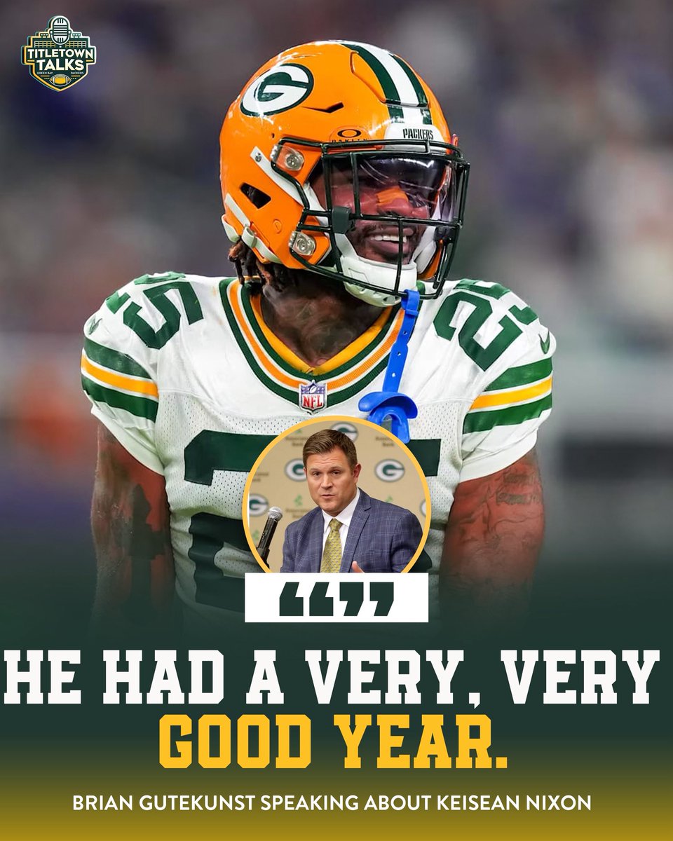 Brian Gutekunst said in his press conference he doesn’t believe the CB position needs an overhaul. 

He proceeded to praise Keisean Nixon…

If we’re rolling Nixon out as CB1 another year, expect the same results.