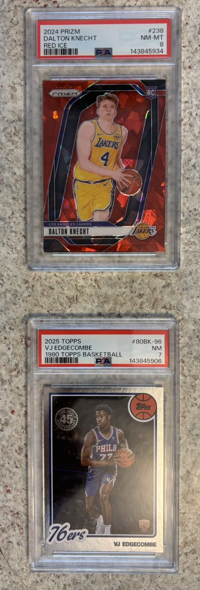 🏀 SLABS JUST ARRIVED 🏈 

Take a look, ask questions, send offers!

Chet /75
Henry 🐉/70
JD /18
Steph /249
PS2 /80
Holliday /499
TJ /99
Josh /199
Jmo /225
Bird /14

#TheHobby