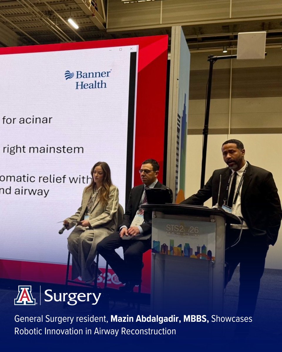 University of Arizona Department of Surgery tweet media