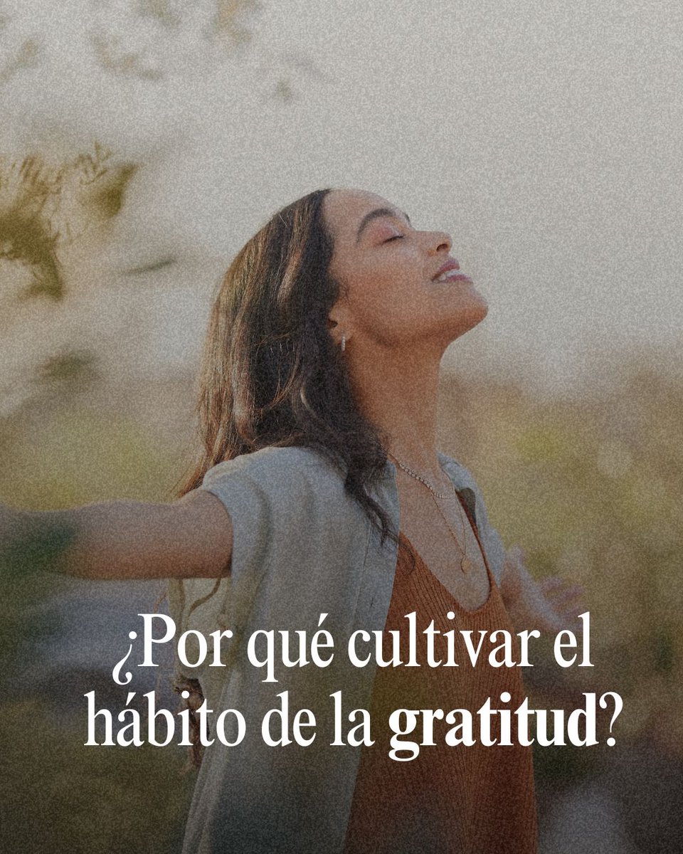 tmprogram_es's tweet photo. La gratitud es un hábito que nos hace ser conscientes de la Gracia de Dios, en nuestra vida. Cuando la practicamos de forma intencional, no cambia sólo cómo nos sentimos: cambia cómo vivimos, cómo lideramos y cómo atravesamos cada día.

#habitos #liderazgo #proposito #metas https://t.co/tq3BFctMFB