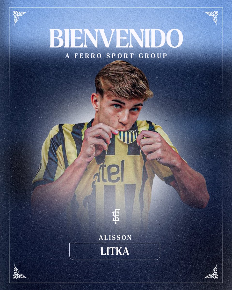 🤝 𝗔𝗹𝗶𝘀𝘀𝗼𝗻 𝗟𝗶𝘁𝗸𝗮 se suma a la familia <a href="/FerroSportGroup/">Ferro Sport Group</a>. 

⚽️ ¡Bienvenido, Alisson! Con todo 👊🏻