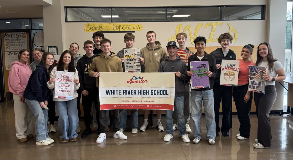 🚨🚨 Chapter of the Month 🚨🚨
White River HS is chapter of the month for the Evergreen Territory! 

#clubamerica #chapterofthemonth