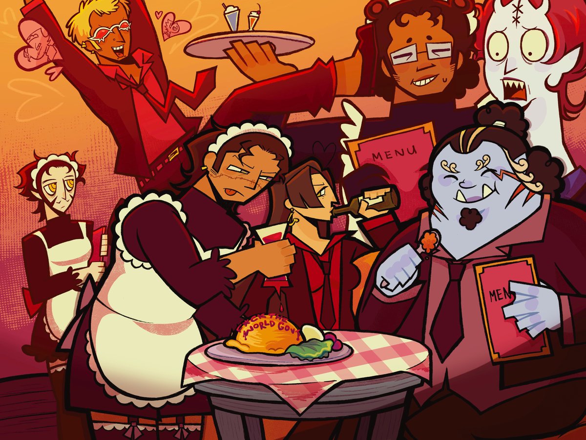 redraw of that one colorspread but with the warlords 🧍‍♂️
#onepiece