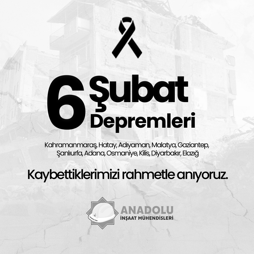 Anadolu İnşaat Mühendisleri tweet media