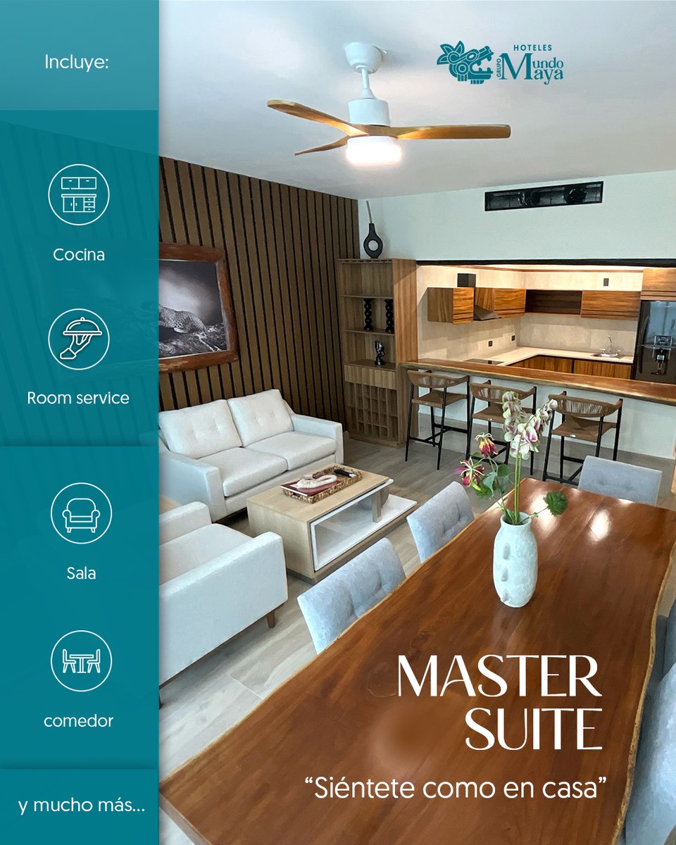 hoteltulumarpto's tweet photo. ¡Elegancia y confort te esperan en la habitación master suite!
Diseño que fusiona lo premium y la comodidad, cada detalle pensado para hacer tu experiencia de alto nivel. ✨
#LujoyConfort #HotelTulumAeropuerto
#BusinesClass #HotelesGrupoMundoMaya
#MasterSuite https://t.co/S8W0oObSOQ