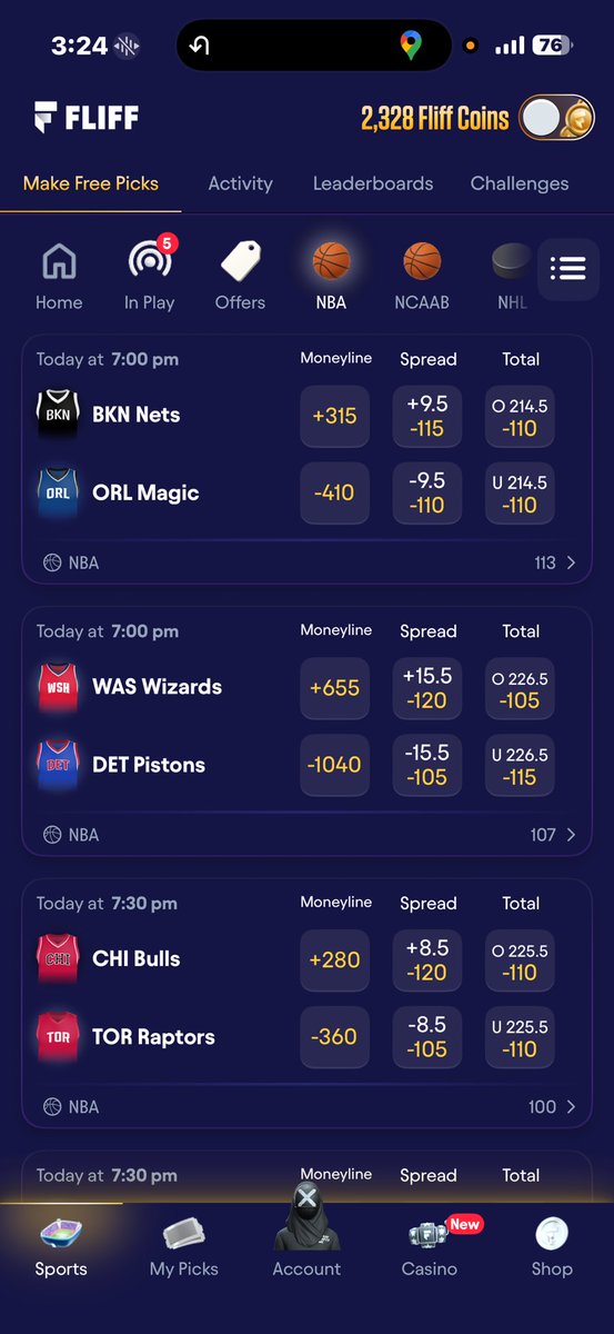 spreadthabread's tweet photo. @fliff It worked thanks favorite sportsbook❤️ https://t.co/TqeHwr4moO