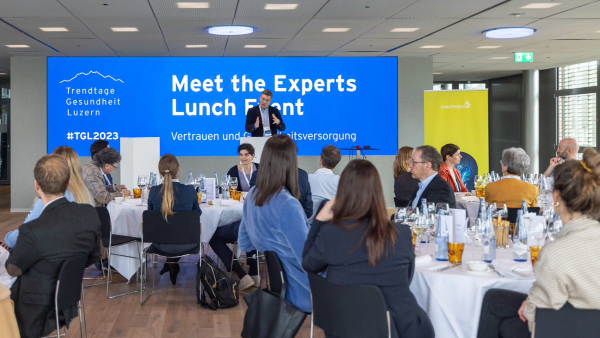 Am exklusiven  Lunch Event  tauschen sich Expert:innen mit dem Publikum bei moderierten Tischgesprächen aus. Thema:  Wie kann eine bessere #Versorgung chronisch Kranker #Spitalaufenthalte vermeiden?  

Programm / Anmeldung ▶️ t.ly/Dnj7d

#TGL2026 | 25.+26. Mrz. | KKL