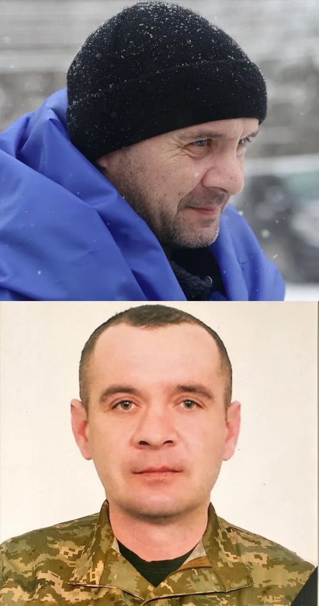 saintjavelin's tweet photo. Today, a Ukrainian serviceman was returned from captivity who had been considered killed for more than three years since September 2022.

In May 2023, after DNA analysis and a match, his family even held a funeral for him.

Today, his relatives received a notification from the Coordination Headquarters about his release and saw him in a photo from the prisoner exchange.