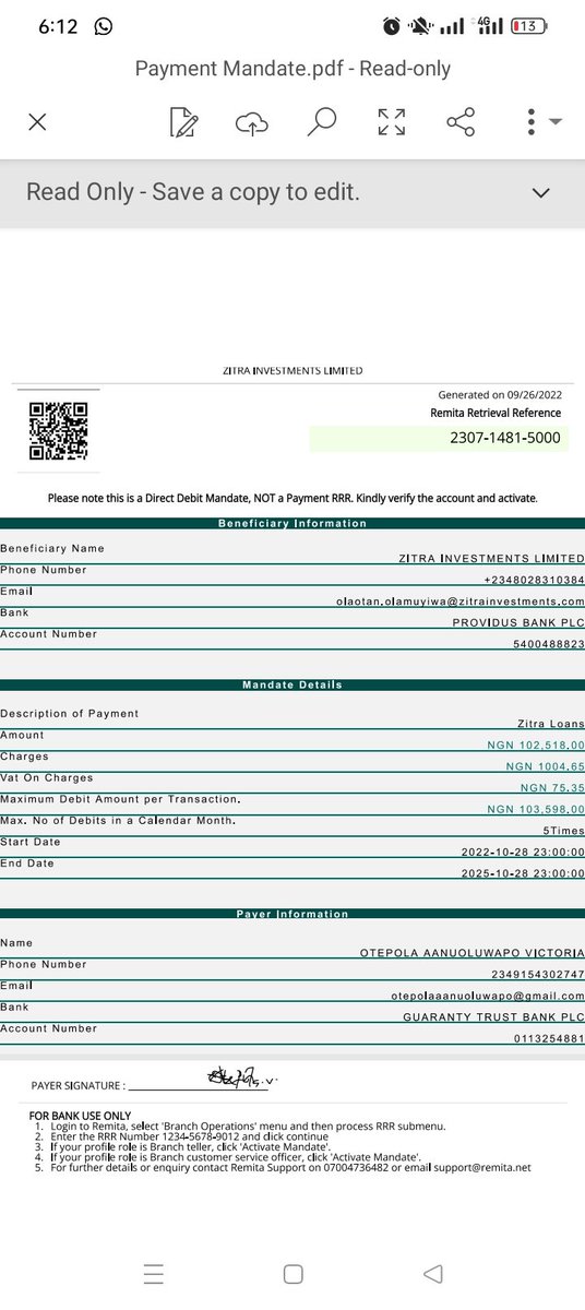 omotolagbemz's tweet photo. Presently, we formally request that you provide a formal document that is  clear, comprehensive, and contains details of the alleged indebtedness, including a full breakdown of how you arrived at the conclusion that any sum remains outstanding.
Thank you
Aanuoluwapo @Theifedayo https://t.co/ZimXzfbDEW