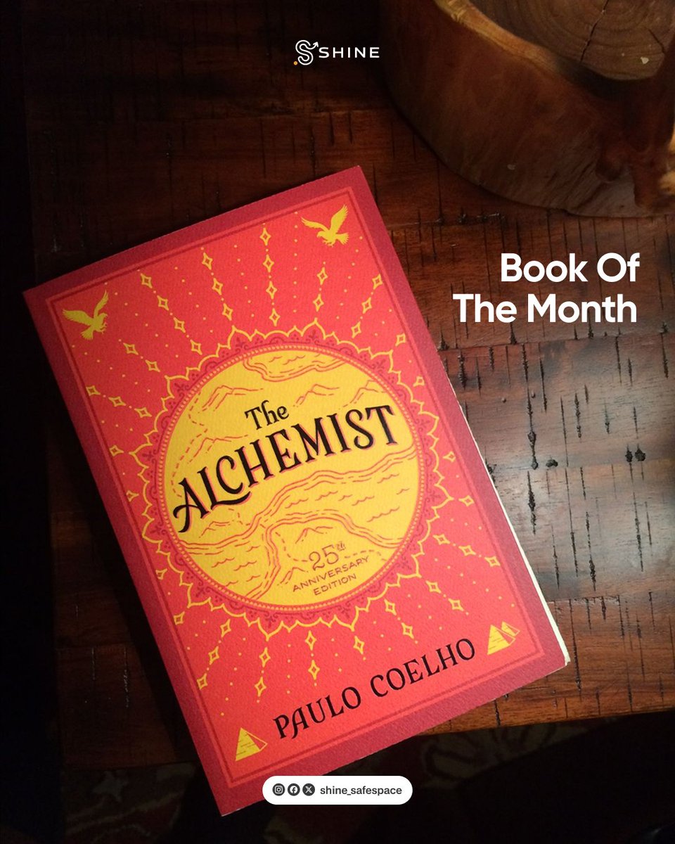 shine_safespace's tweet photo. A tease of what to expect
The Alchemist follows Santiago, a young Andalusian shepherd who dreams of finding treasure near the Egyptian pyramids.
#shine #booktoday #thealchemist https://t.co/2HtIExYc8r