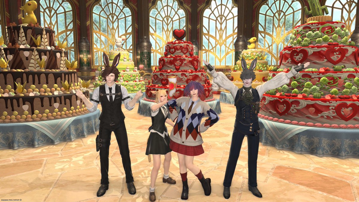 Frey0uni's tweet photo. Bon appétit

#FF14SS  #おはうさ https://t.co/66N2nL9wHw