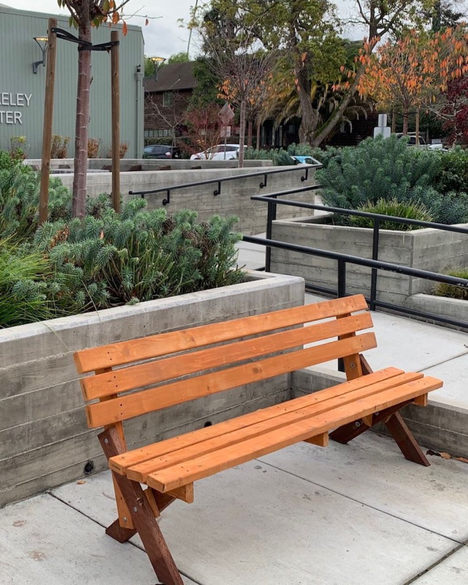LN4S's tweet photo. Have you seen a bench like this appear at a bus stop in your community? It's likely not from the transit agency--it's built by community advocates and volunteers! 💪 https://t.co/0BjTpPl0OP