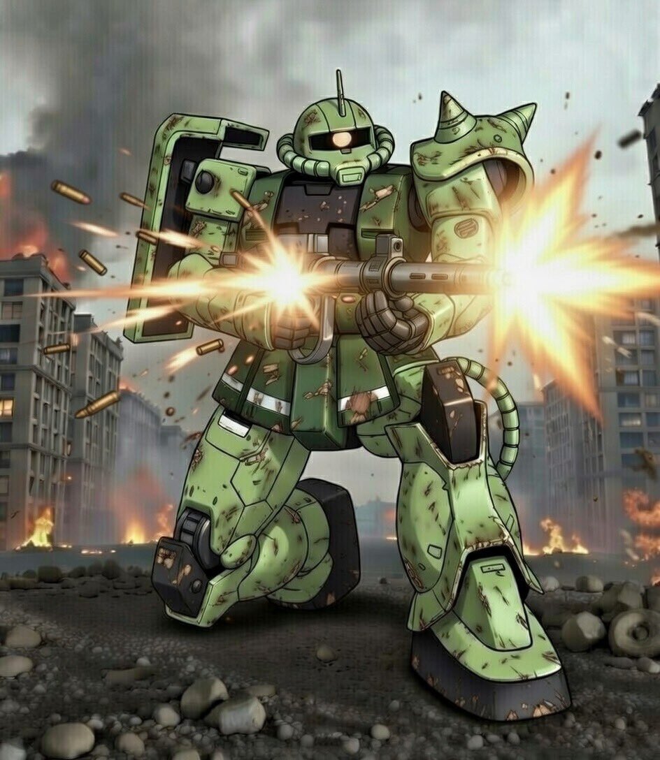 2月6日の金曜日👑 今日もファイトです🤭 毎月6日は ＃MS06ザク