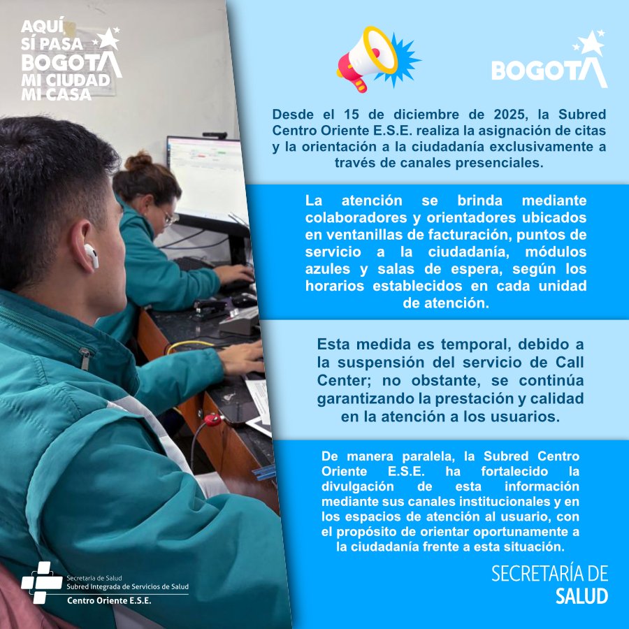 Subred Centro Oriente E.S.E tweet media