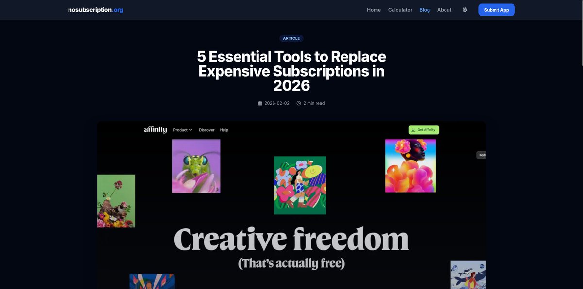 Cypher1984's tweet photo. 5 Essential Tools to Replace Expensive Subscriptions in 2026. 
https://t.co/6Md58gJS9M https://t.co/68o3YAH0mz