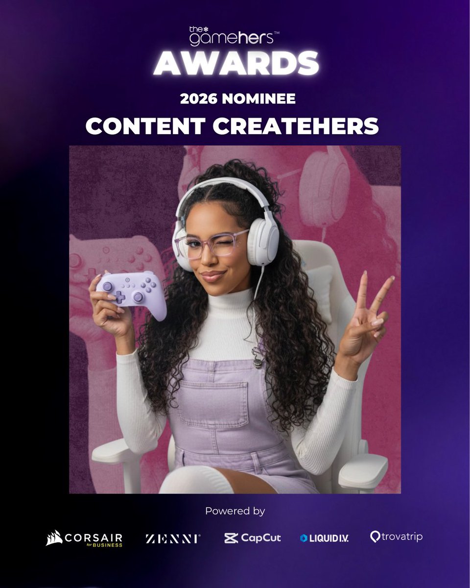 KasuallyKat's tweet photo. HAVEN’T YOU HEARD!? 

I’m very excited to have been nominated but not one, TWO gameHER awards categories for Content CreateHERs and Rising Star Awards! 

Thank you everyone who has believed in me and the community that I have built for almost the last 5 years. My platform has always been a space where comfort and community comes first and that has been my mission. This community is the reason I get to do what I love every day. I never take that for granted.

Most importantly, I just want you to know that you being here in any way shape or form is already support. This community is what makes streaming feel special for me, and I’m really grateful for all of you. Thank you for growing with me and making this space what it is.

Details on voting in the upcoming weeks! 

@thegamehers 

#thegameherAwards