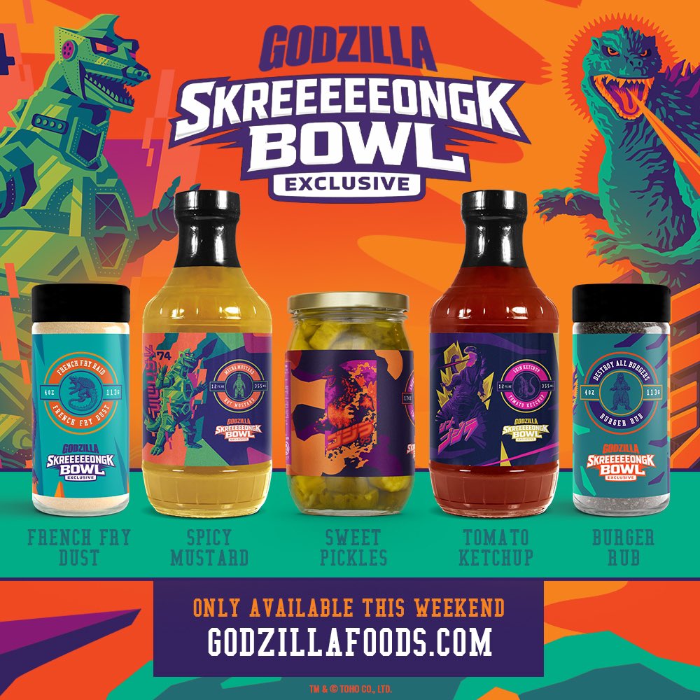Get your exclusive <a href="/Godzilla_Toho/">GODZILLA.OFFICIAL</a> burger set this weekend only! When they are gone, they are gone!

godzillafoods.com/products/godzi…