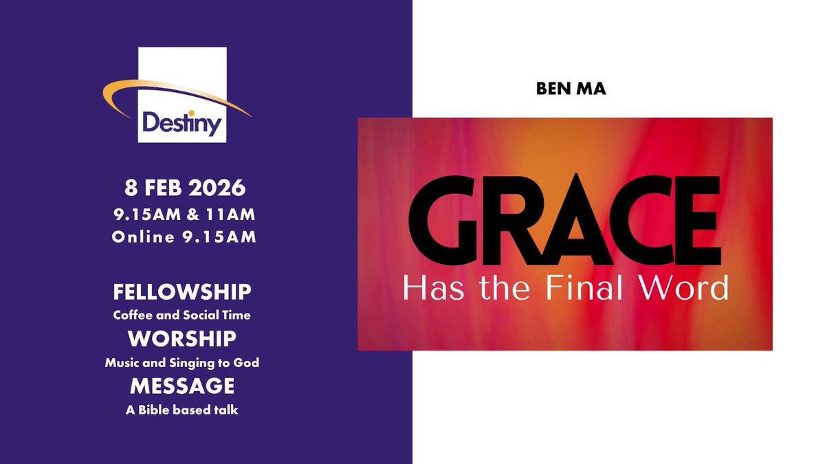 dccwakefield's tweet photo. Grace has the final word - find out more this Sunday at Destiny Church Wakefield.  9.15 or 11am - https://t.co/3XOwKnOV9d https://t.co/2KPbAncFhX