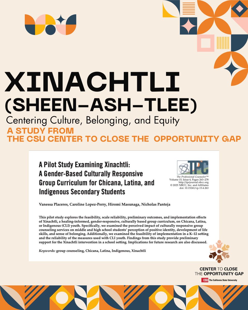 CSU Center to Close the Opportunity Gap tweet media
