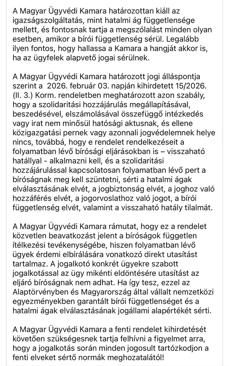 Imhol a MÜK közleménye: