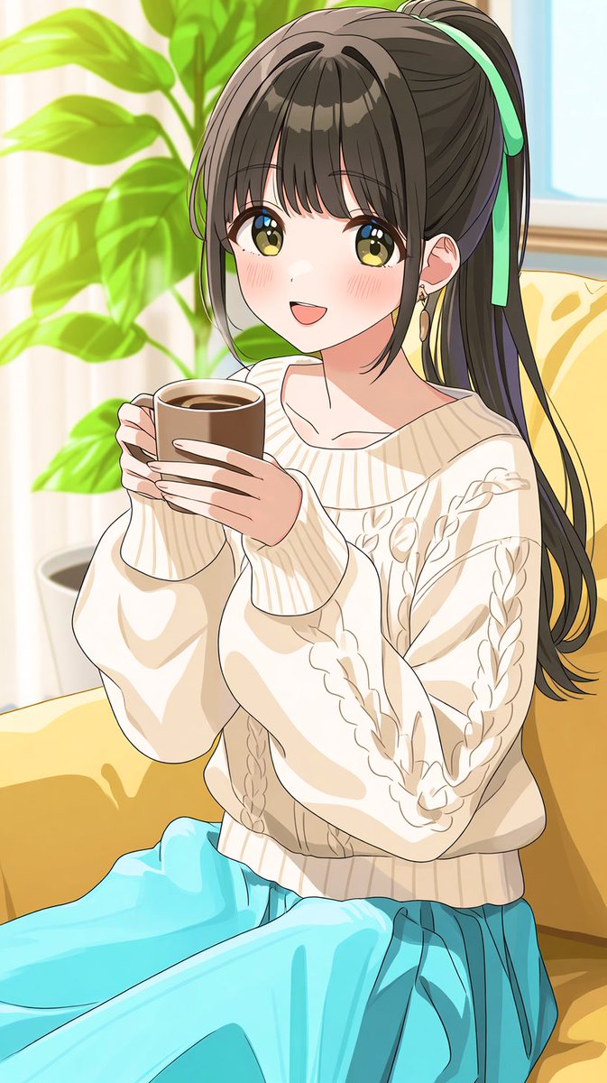 Ann(=^▽^) 気軽にコメントどうぞ おはようございます(〃'▽'〃) AIイラスト投稿 #nijijourney #AIイラスト