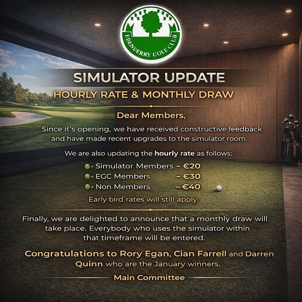 Edenderry Golf Club tweet media