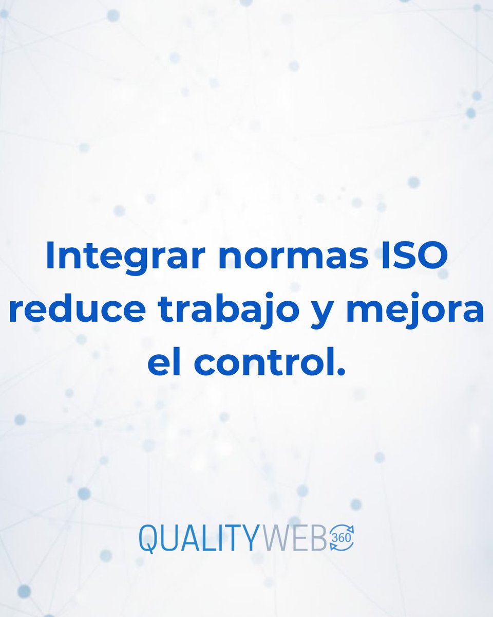 Menos duplicidad.
Más trazabilidad.
Mejores auditorías. 

#mejoracontinua #calidad #iso #QualityWeb360 #gestióndecalidad