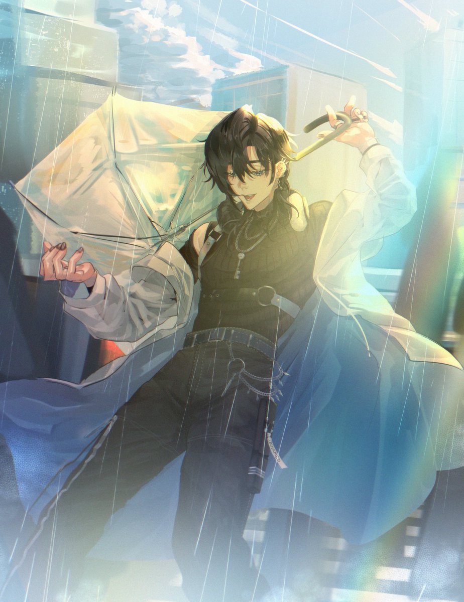 #dear_u_san #ur_ärt
Let's immerse ourselves in the heavy rain together!